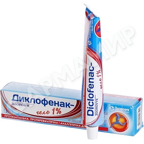 ДИКЛОФЕНАК 1% 50Г ГЕЛЬ