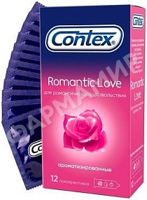 ПРЕЗЕРВАТИВЫ CONTEX (КОНТЕКС) ROMANTIC АРОМАТИЗ №12