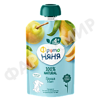 ПЮРЕ Д/ДЕТЕЙ ФРУТО НЯНЯ ГРУША 90ГР