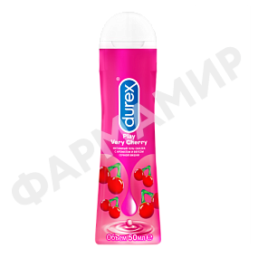 ГЕЛЬ-СМАЗКА DUREX (ДЮРЕКС) PLAY VERY CHERRY 50МЛ