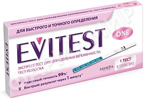 ТЕСТ Д/ОПР БЕРЕМЕННОСТИ EVITEST ONE №1