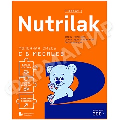 СМЕСЬ МОЛОЧНАЯ NUTRILAK (НУТРИЛАК) №2 ПОСЛЕДУЮЩАЯ 300ГР