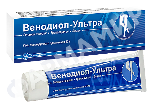 ВЕНОДИОЛ-УЛЬТРА 50Г №1 ГЕЛЬ