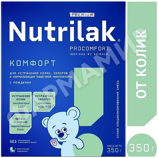 СМЕСЬ МОЛОЧНАЯ NUTRILAK (НУТРИЛАК) PREMIUM КОМФОРТ 350ГР