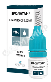 ПРОЛАТАН 2,5МЛ №1 КАПЛИ ГЛАЗ