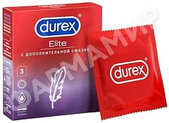 ПРЕЗЕРВАТИВЫ DUREX (ДЮРЕКС) ELITE СВЕРХТОНКИЕ №3