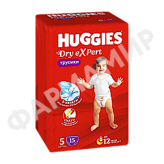 ТРУСИКИ HUGGIES (ХАГГИС) DRY EXPERT - 5 №15