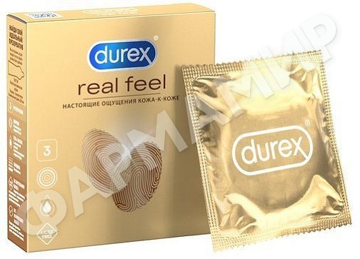 ПРЕЗЕРВАТИВЫ DUREX (ДЮРЕКС) REAL FEEL ДЛЯ ЕСТЕСТВ ОЩУЩЕНИЙ №3